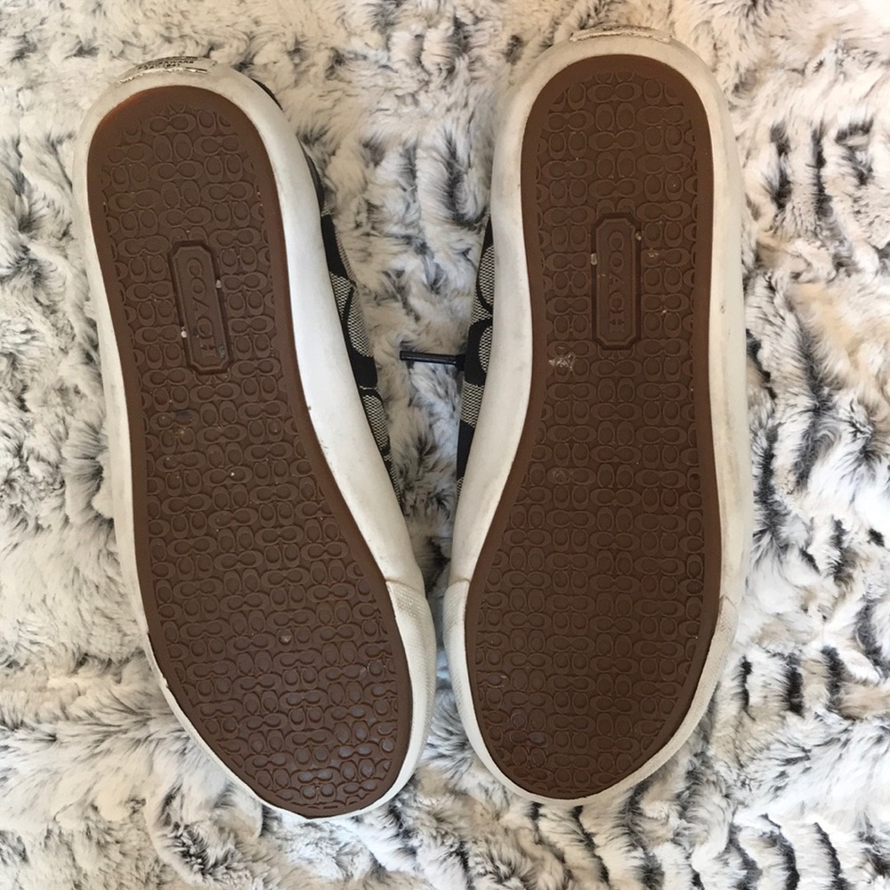 Black and grey Coach Sneakers - Picture 2 of 3